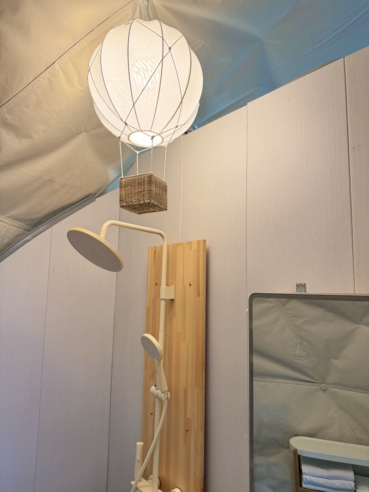 熱氣球帳 帳篷內部 桃園豪華露營 圓頂帳篷 懶人露營 GLAMPING