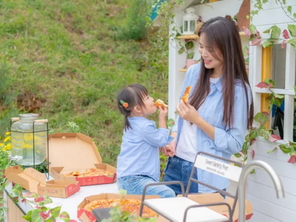 揪好森戶外 母女披薩野餐 親子互動