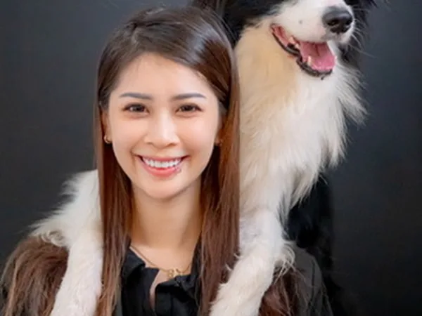 桃園寵物攝影棚拍 主人與邊境牧羊犬合照 小巴老師 揪好森